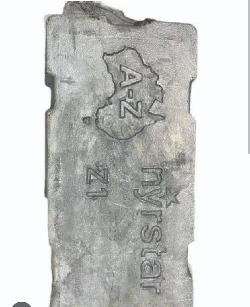 Nyrstar A-Z zinc ingot